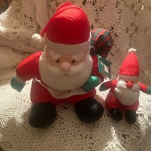Festive Santa Claus Plush Set